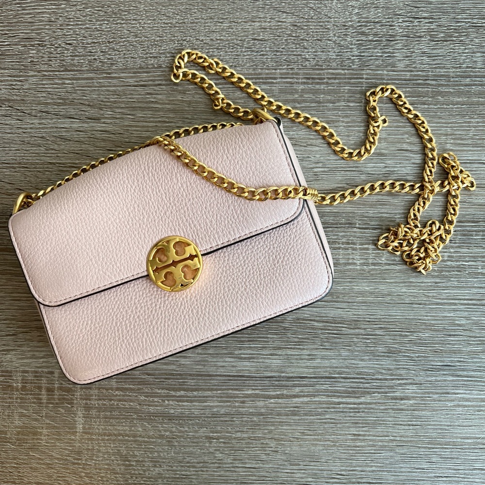 Pink Tory Burch Crossbody Purse